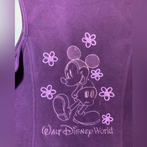 Disney Parks Authentic Original Girl’s Purple Vest Sz M - Picture 5 of 12